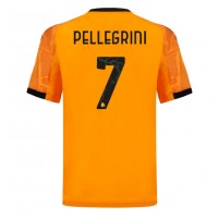 AS Roma Lorenzo Pellegrini #7 Vonkajší futbalový dres 2025-26 Krátky Rukáv